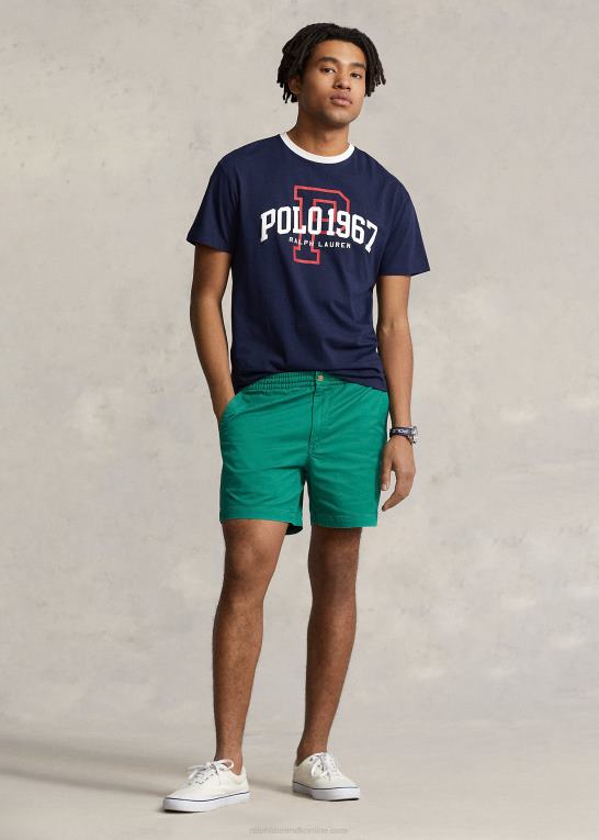 krydstogtflåde Mænd Ralph Lauren klassisk pasform logo jersey t-shirt Z426B726