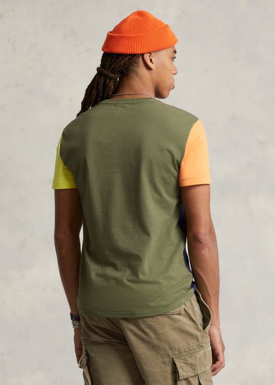 krydstogtflåde Mænd Ralph Lauren klassisk pasform polo bear jersey t-shirt Z426B326