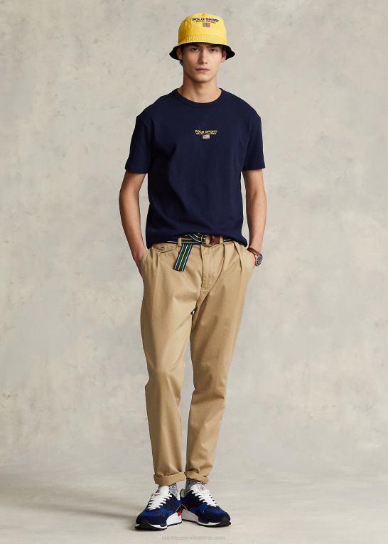 krydstogtflåde Mænd Ralph Lauren klassisk pasform polo sport jersey t-shirt Z426B545