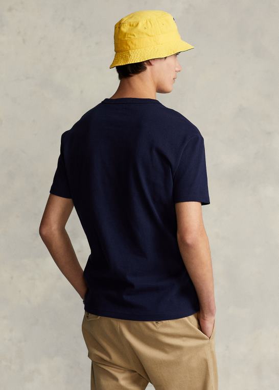 krydstogtflåde Mænd Ralph Lauren klassisk pasform polo sport jersey t-shirt Z426B545