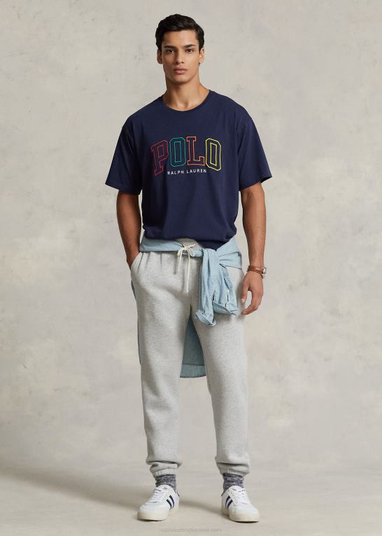 krydstogtflåde Mænd Ralph Lauren stor pasform logo jersey t-shirt Z426B658