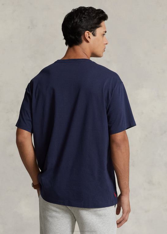 krydstogtflåde Mænd Ralph Lauren stor pasform logo jersey t-shirt Z426B658