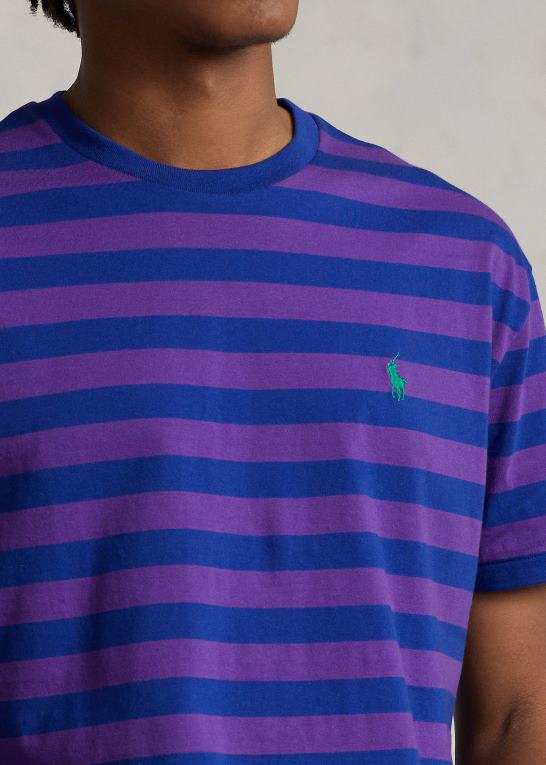 lilla kaktus Mænd Ralph Lauren klassisk pasform stribet jersey t-shirt Z426B377