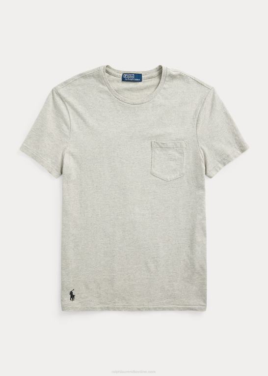 loftlyng Mænd Ralph Lauren brugerdefineret slim fit jersey lomme t-shirt Z426B346