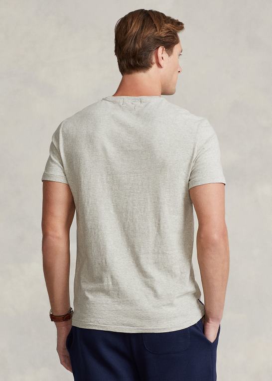 loftlyng Mænd Ralph Lauren brugerdefineret slim fit jersey lomme t-shirt Z426B346