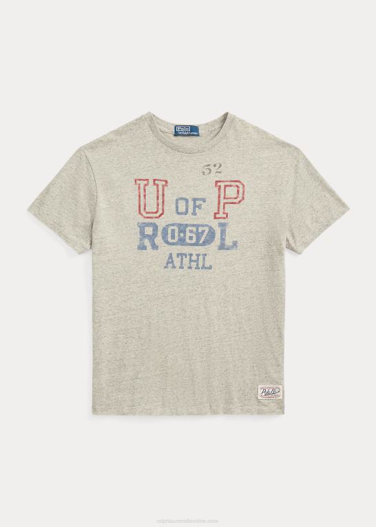 loftlyng Mænd Ralph Lauren klassisk pasform jersey grafisk t-shirt Z426B226