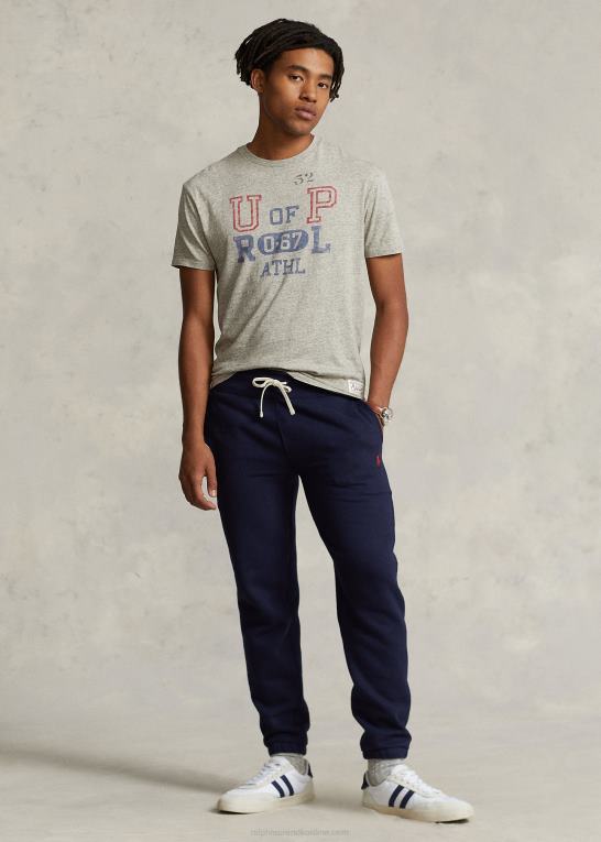 loftlyng Mænd Ralph Lauren klassisk pasform jersey grafisk t-shirt Z426B226
