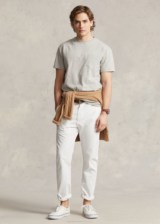 loftlyng Mænd Ralph Lauren klassisk pasform jersey lomme t-shirt Z426B943