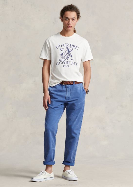 nevis Mænd Ralph Lauren klassisk pasform grafisk jersey t-shirt Z426B443