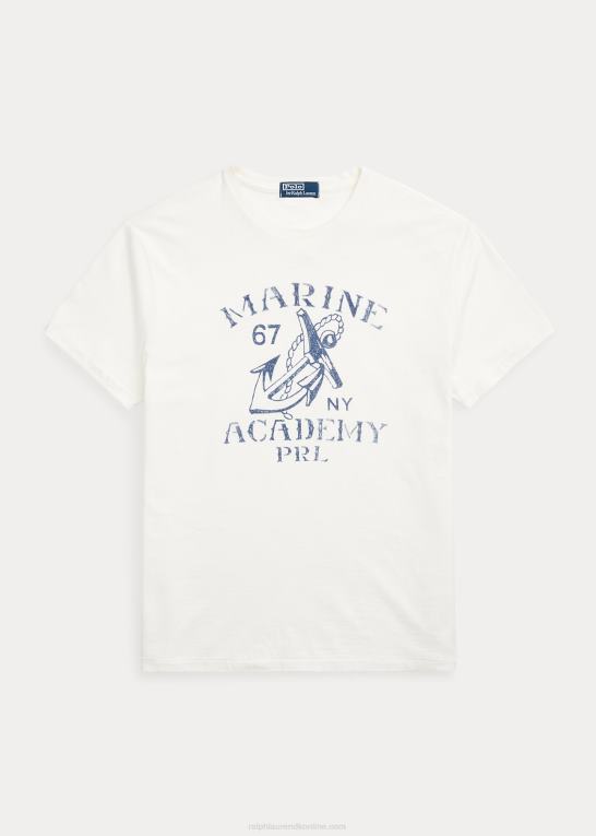 nevis Mænd Ralph Lauren klassisk pasform grafisk jersey t-shirt Z426B443