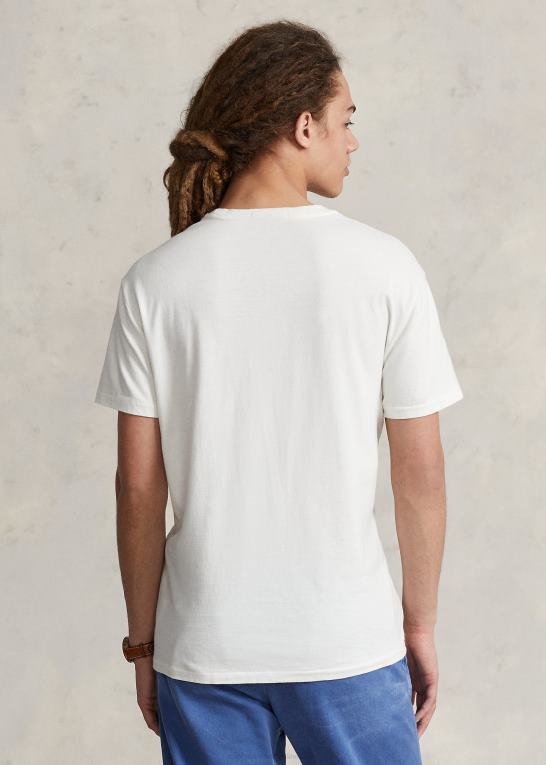 nevis Mænd Ralph Lauren klassisk pasform grafisk jersey t-shirt Z426B443