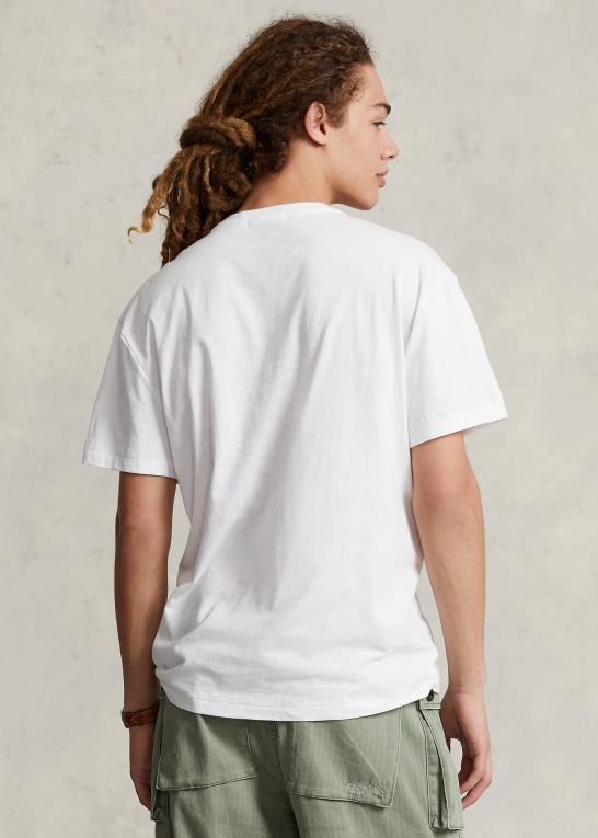 nevis Mænd Ralph Lauren klassisk pasform jersey grafisk t-shirt Z426B265