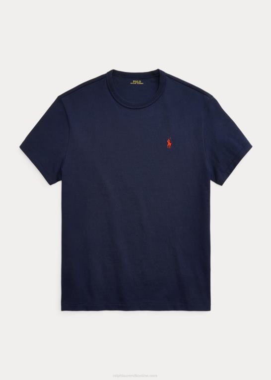 newport flåde Mænd Ralph Lauren klassisk pasform tungvægts jersey t-shirt Z426B236