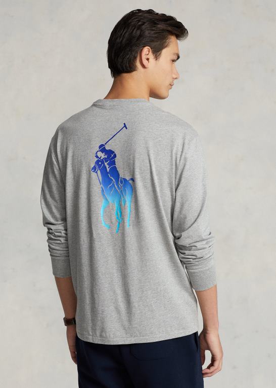 og over lyng Mænd Ralph Lauren klassisk pasform stor ponyjersey t-shirt Z426B8625