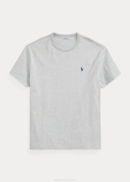 og over lyng Mænd Ralph Lauren klassisk pasform tungvægts jersey t-shirt Z426B238