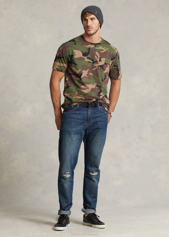 overskydende camo Mænd Ralph Lauren lomme t-shirt Z426B1408