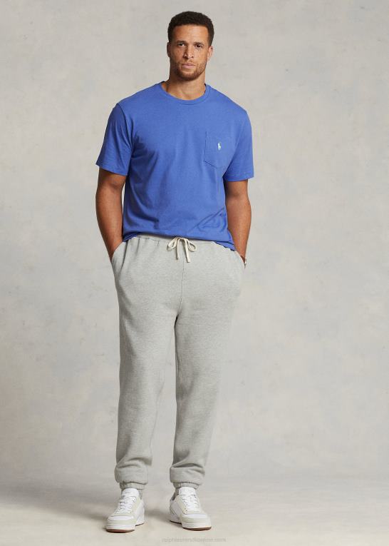 pigesten blå Mænd Ralph Lauren jersey lomme t-shirt Z426B1851