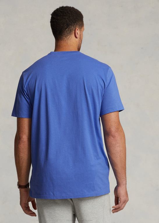 pigesten blå Mænd Ralph Lauren jersey lomme t-shirt Z426B1851