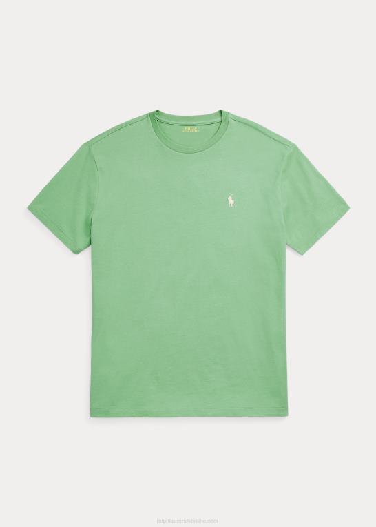 pistacie Mænd Ralph Lauren jersey t-shirt med rund hals - alle passer Z426B166