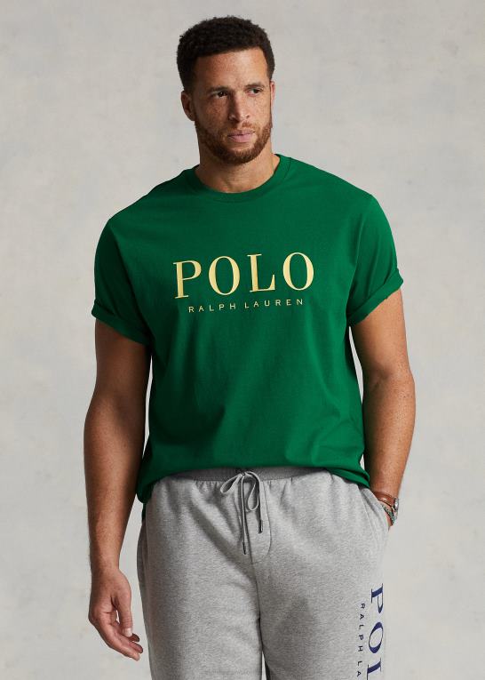 primær grøn Mænd Ralph Lauren logo jersey t-shirt Z426B1557