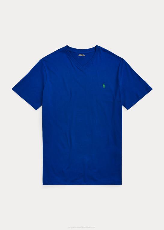 safir stjerne Mænd Ralph Lauren jersey t-shirt med v-hals Z426B1846