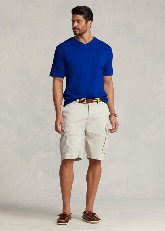 safir stjerne Mænd Ralph Lauren jersey t-shirt med v-hals Z426B1846