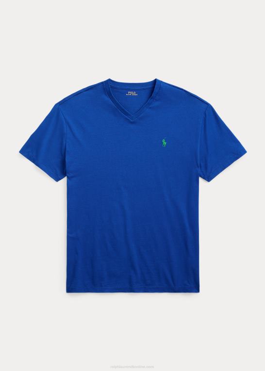 safir stjerne Mænd Ralph Lauren klassisk pasform jersey t-shirt med v-hals Z426B202
