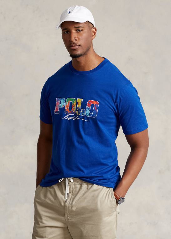 safir stjerne Mænd Ralph Lauren logo jersey t-shirt Z426B1562