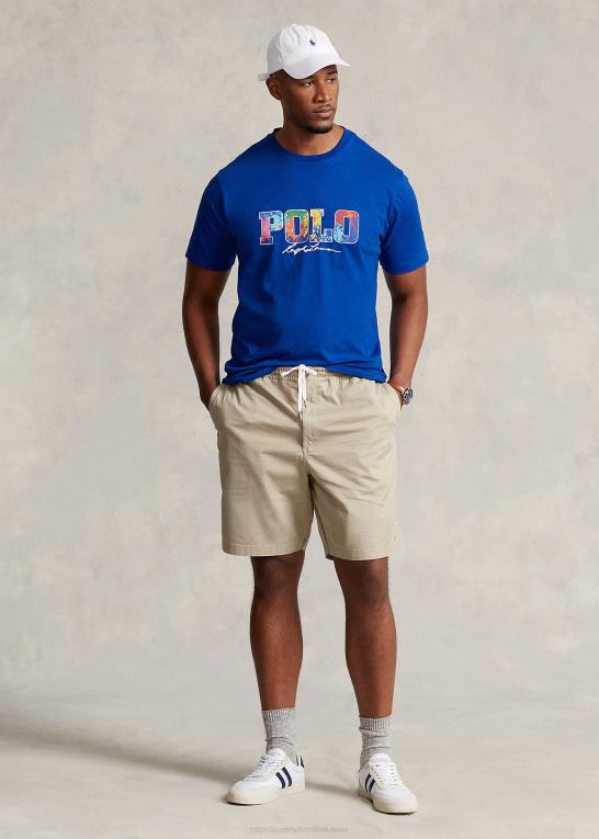 safir stjerne Mænd Ralph Lauren logo jersey t-shirt Z426B1562