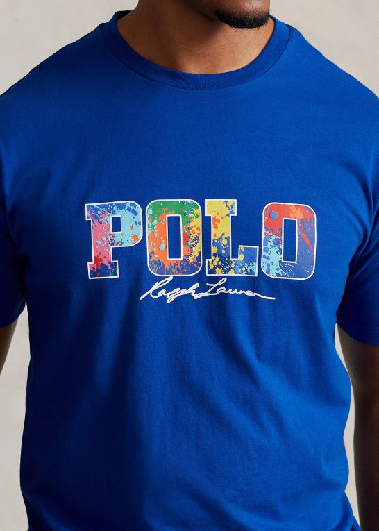safir stjerne Mænd Ralph Lauren logo jersey t-shirt Z426B1562