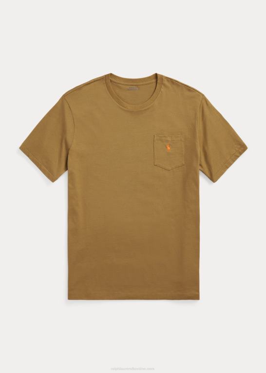 sandsurfe Mænd Ralph Lauren jersey lomme t-shirt Z426B1857