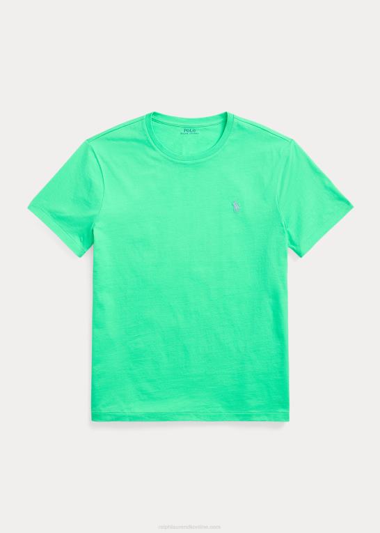 solnedgang grøn Mænd Ralph Lauren jersey t-shirt med rund hals - alle passer Z426B167