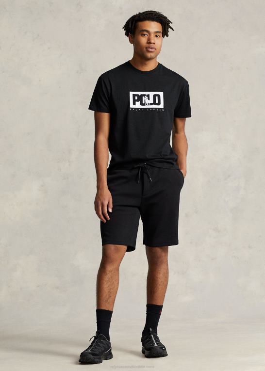 sort Mænd Ralph Lauren klassisk pasform logo jersey t-shirt Z426B501
