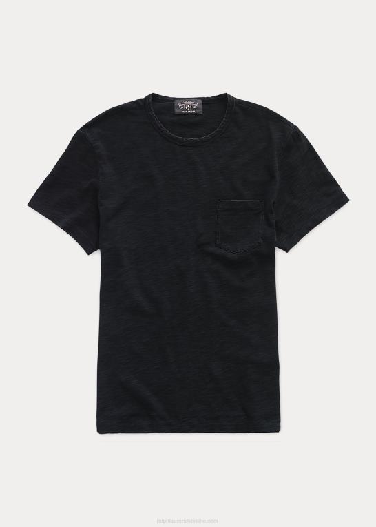 sort indigo Mænd Ralph Lauren jersey lomme t-shirt Z426B8693
