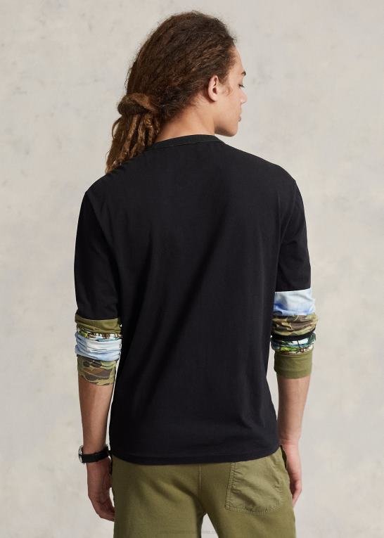 sort multi Mænd Ralph Lauren klassisk pasform logo jersey t-shirt Z426B8656