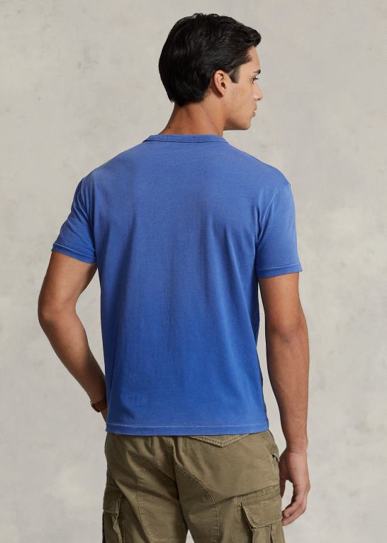strålende safir Mænd Ralph Lauren klassisk pasform logo jersey t-shirt Z426B216