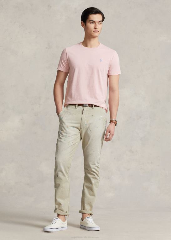 surfside rose Mænd Ralph Lauren jersey t-shirt med rund hals - alle passer Z426B162