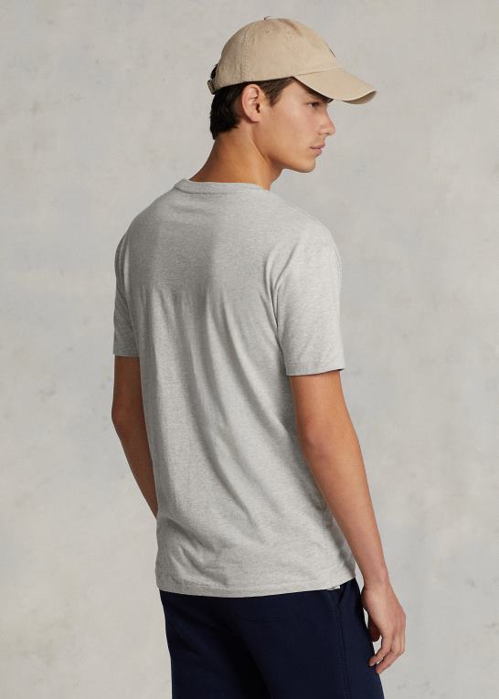 taylor lyng Mænd Ralph Lauren jersey t-shirt med rund hals - alle passer Z426B158