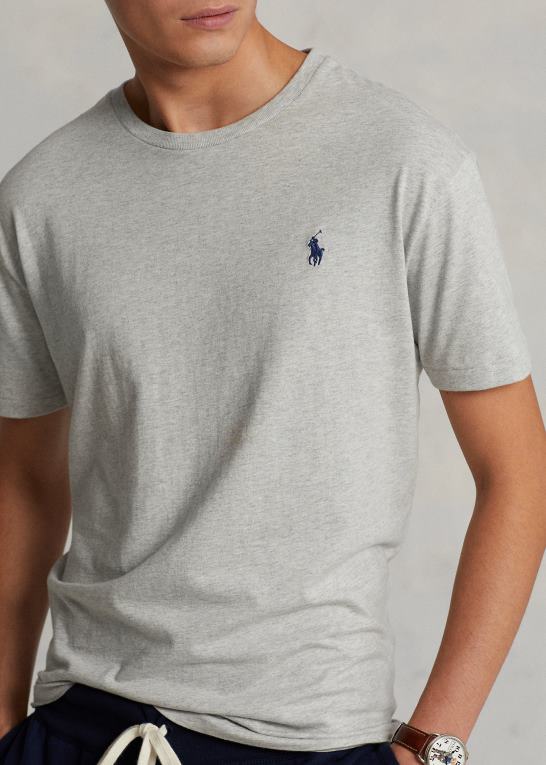 taylor lyng Mænd Ralph Lauren jersey t-shirt med rund hals - alle passer Z426B158