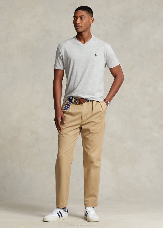 taylor lyng Mænd Ralph Lauren klassisk pasform jersey t-shirt med v-hals Z426B205