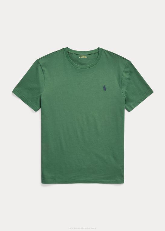 vasket skov Mænd Ralph Lauren jersey t-shirt med rund hals - alle passer Z426B169