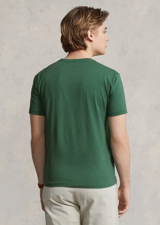 vasket skov Mænd Ralph Lauren jersey t-shirt med rund hals - alle passer Z426B169