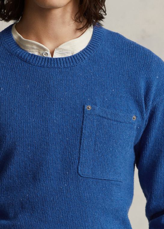 Royal Mænd Ralph Lauren bomulds lommetrøje Z426B909