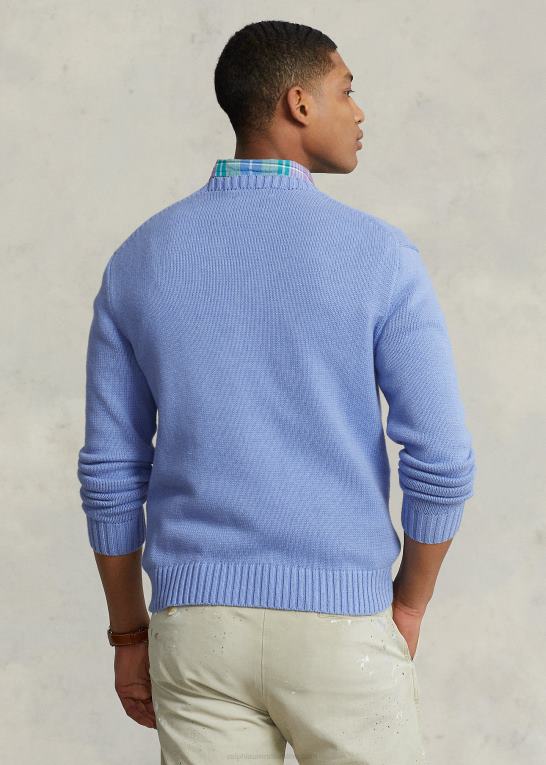 blød kongelig Mænd Ralph Lauren polobjørn bomuldstrøje Z426B835