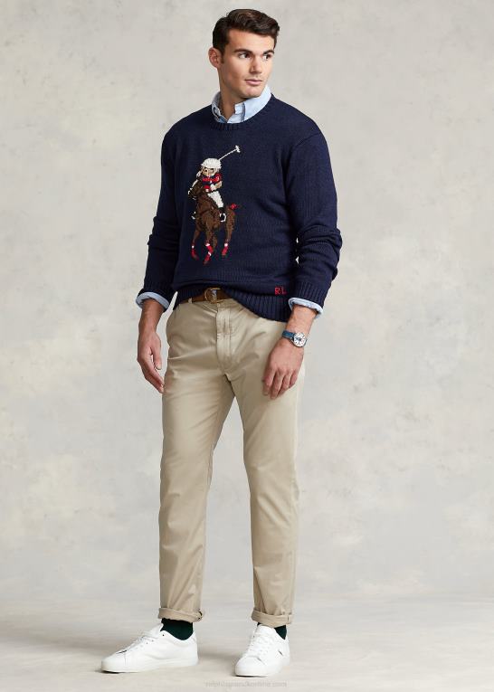 flåde Mænd Ralph Lauren polobjørn & stor ponytrøje Z426B1683