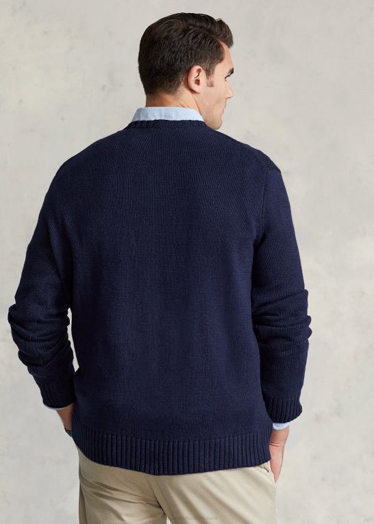 flåde Mænd Ralph Lauren polobjørn & stor ponytrøje Z426B1683