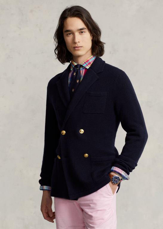 flyverflåde Mænd Ralph Lauren kashmir blazer cardigan Z426B1035