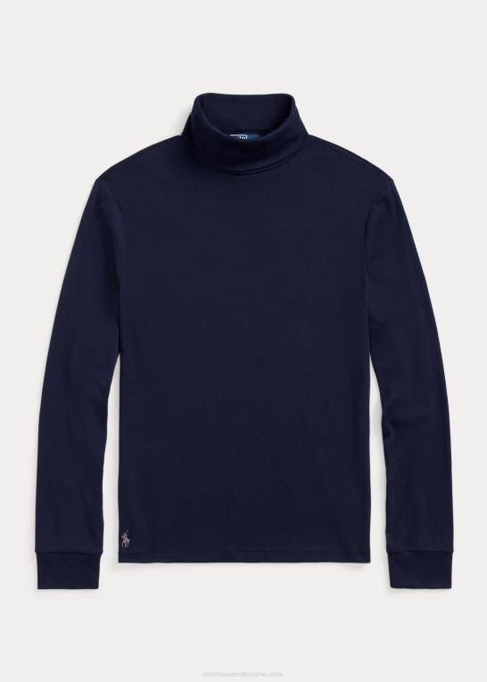 flyverflåde Mænd Ralph Lauren ribbet rullekrave i bomuldsblanding Z426B8638