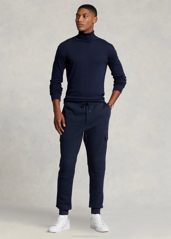 flyverflåde Mænd Ralph Lauren ribbet rullekrave i bomuldsblanding Z426B8638