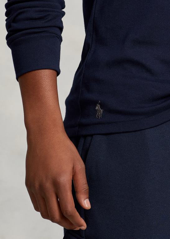 flyverflåde Mænd Ralph Lauren ribbet rullekrave i bomuldsblanding Z426B8638